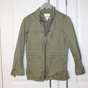 MADEWELL Green Fleet Utility Full Zip Cotton Jacket | XS